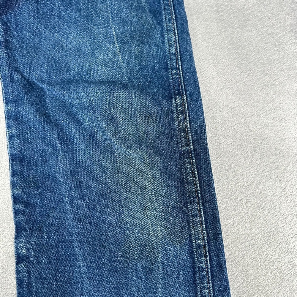 Wrangler Jeans Mens 30x34 Blue Denim 13MWZ Cowboy Western Rodeo Casual - Picture 12 of 16